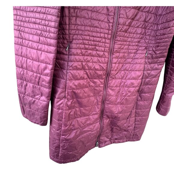 Patagonia Kai Lee Parka Long Puffer Style Jacket Womens Size Medium  Burgundy - Picture 6 of 10